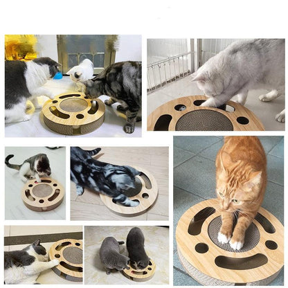 Dream Cat Corrugated Paper Cat Scratcher Ball Toy